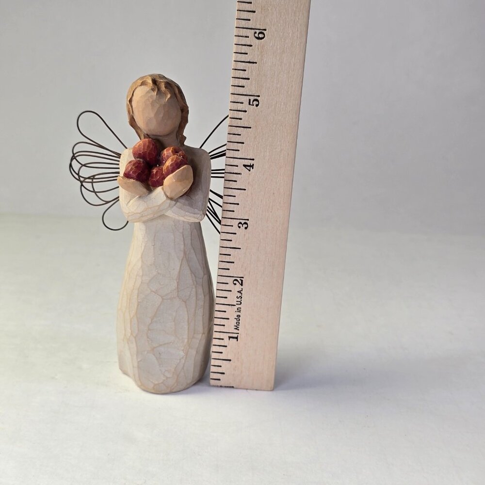 Willow Tree Figurine Angel Good Health Apples 2003 Demdaco Susan Lordi Garden - Picture 7 of 7